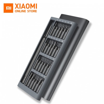 Original Xiaomi Wiha Daily Use Screwdriver Kit 24 Precision Magnetic Bits AL Box Screw Driver